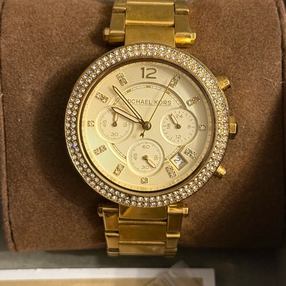 Michael Kors Chronograph Parker Women's Watch MK5354 - Picture 1 of 6